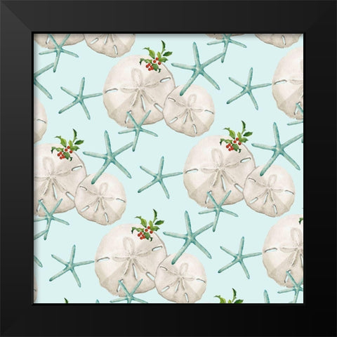 Tis the Seasun Collection F Black Modern Wood Framed Art Print by Parker, Jennifer Paxton