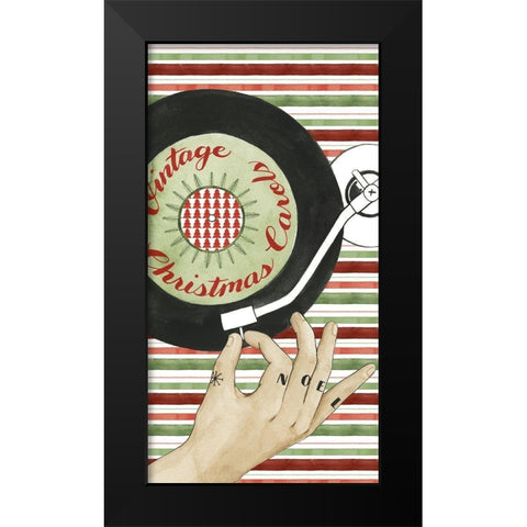 Hipster Santa Collection B Black Modern Wood Framed Art Print by Popp, Grace