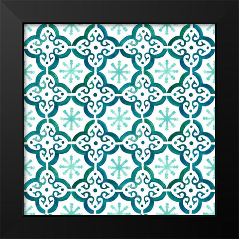 Sweet Alpaca Collection H Black Modern Wood Framed Art Print by Borges, Victoria