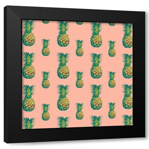 Tropical Getaway Collection G Black Modern Wood Framed Art Print by Fagalde, Jarman