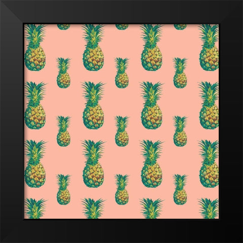 Tropical Getaway Collection G Black Modern Wood Framed Art Print by Fagalde, Jarman