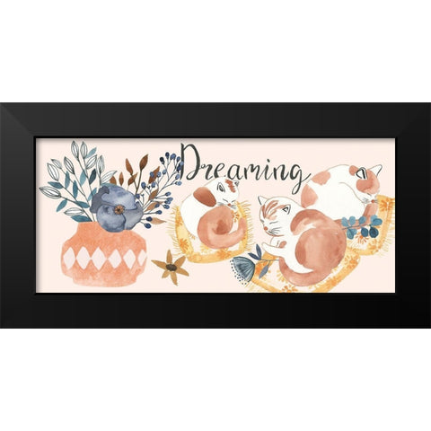 Sleep to Dream Collection D Black Modern Wood Framed Art Print by Wang, Melissa