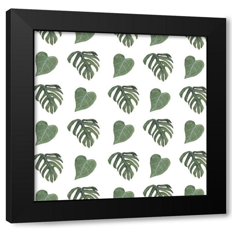 Mes Plantes Collection I Black Modern Wood Framed Art Print by Wang, Melissa