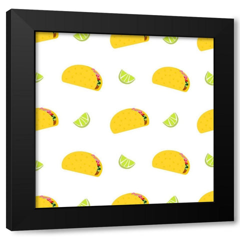 Cinco de Mayo Collection F Black Modern Wood Framed Art Print by Borges, Victoria