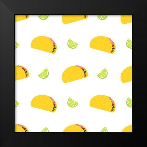 Cinco de Mayo Collection F Black Modern Wood Framed Art Print by Borges, Victoria