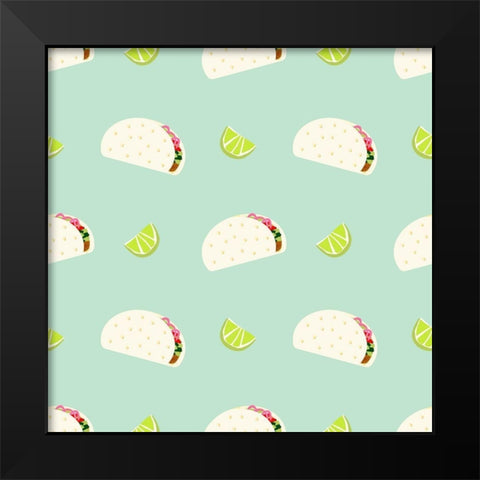 Cinco de Mayo Collection G Black Modern Wood Framed Art Print by Borges, Victoria