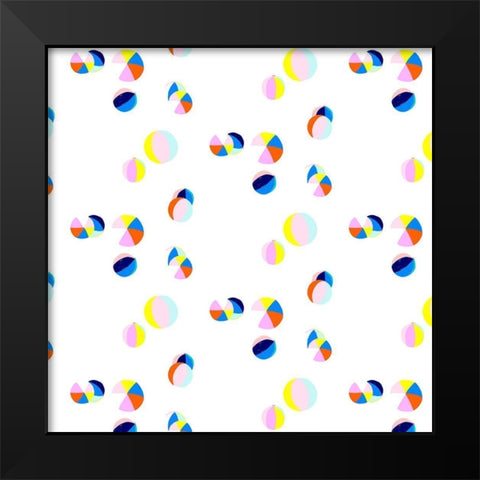 Soak up the Sun Collection F Black Modern Wood Framed Art Print by Blanckslate