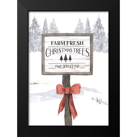 Evergreen Farm Collection B Black Modern Wood Framed Art Print by Popp, Grace