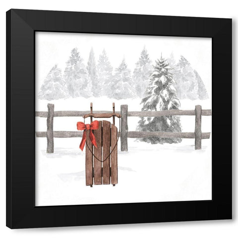 Evergreen Farm Collection C Black Modern Wood Framed Art Print with Double Matting by Popp, Grace