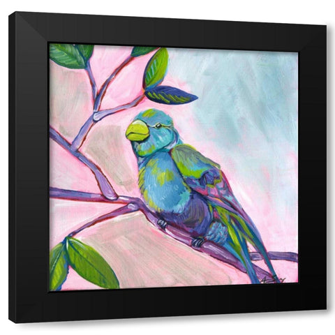 Anne Bird Black Modern Wood Framed Art Print with Double Matting by Seay, Anne