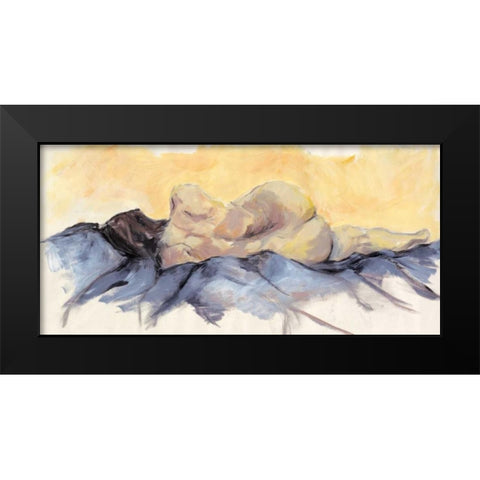Nude II Black Modern Wood Framed Art Print by Seay, Anne