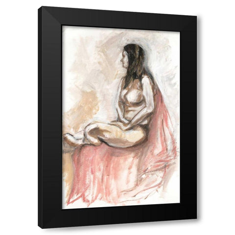 Nude III Black Modern Wood Framed Art Print by Seay, Anne