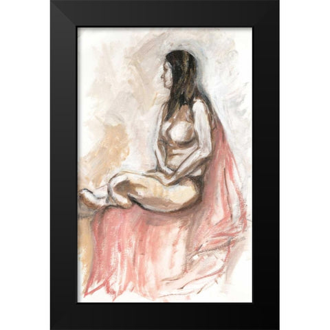Nude III Black Modern Wood Framed Art Print by Seay, Anne