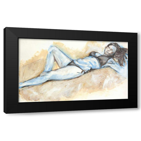 Nude IX Black Modern Wood Framed Art Print by Seay, Anne