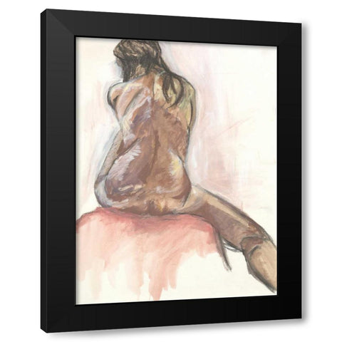 Nude X Black Modern Wood Framed Art Print by Seay, Anne