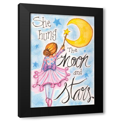 Fairy Black Modern Wood Framed Art Print by Seay, Anne