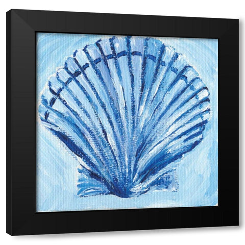 Shell II Black Modern Wood Framed Art Print by Seay, Anne