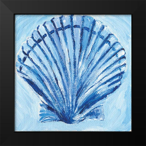 Shell II Black Modern Wood Framed Art Print by Seay, Anne