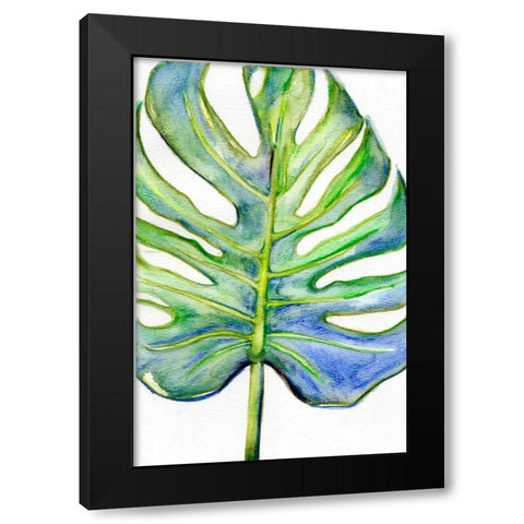Tropical I Black Modern Wood Framed Art Print with Double Matting by Seay, Anne