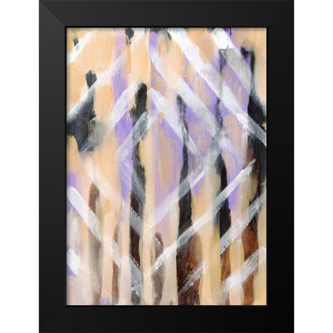 Abstract II Black Modern Wood Framed Art Print by Seay, Anne