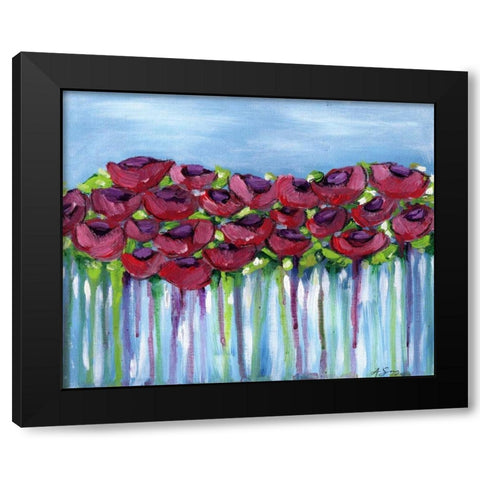 Poppy Dreaming I Black Modern Wood Framed Art Print by Seay, Anne