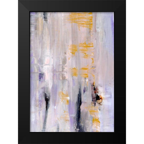 Abstract I Black Modern Wood Framed Art Print by Seay, Anne