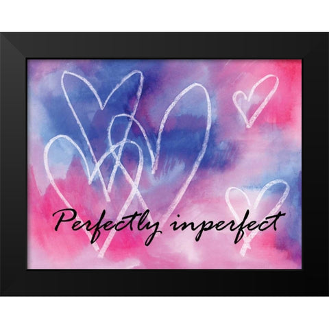 Perfectly Imperfect Black Modern Wood Framed Art Print by Seay, Anne