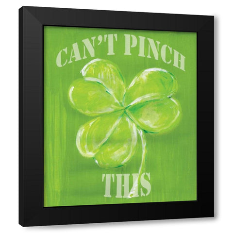 Cant Pinch This Black Modern Wood Framed Art Print by Seay, Anne