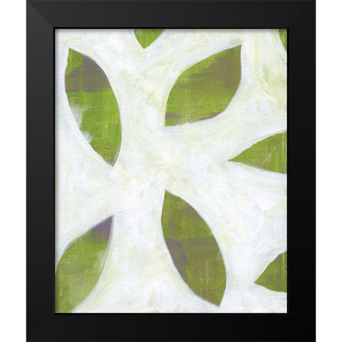 Patches I Black Modern Wood Framed Art Print by Seay, Anne