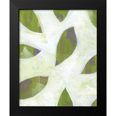 Patches II Black Modern Wood Framed Art Print by Seay, Anne