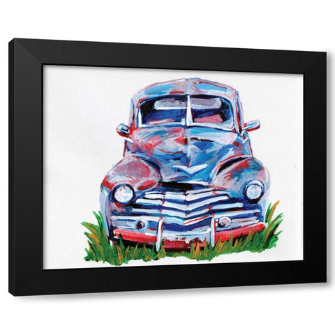 Parked Memories I Black Modern Wood Framed Art Print with Double Matting by Seay, Anne