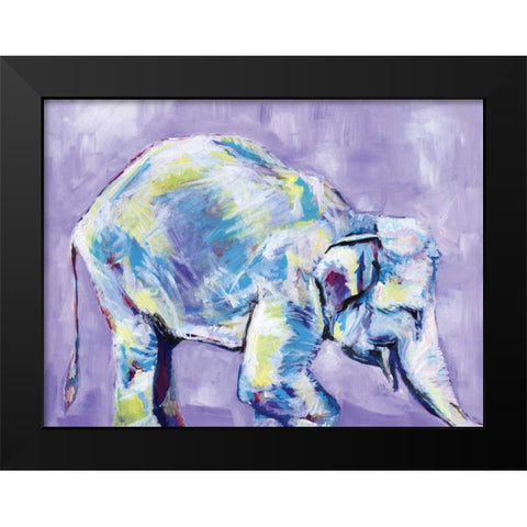 Elephant I Black Modern Wood Framed Art Print by Seay, Anne