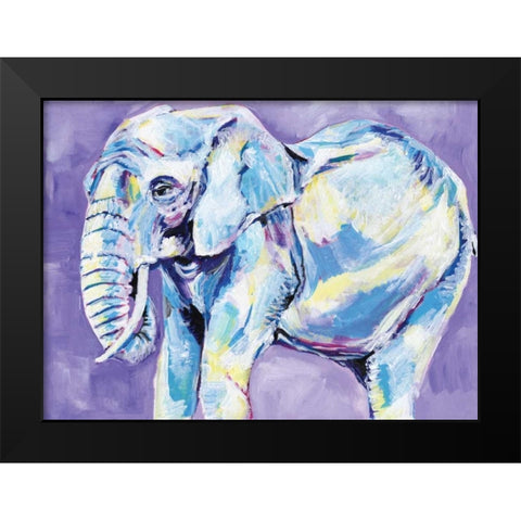 Elephant II Black Modern Wood Framed Art Print by Seay, Anne