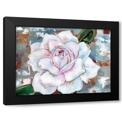 Rose Black Modern Wood Framed Art Print by Seay, Anne