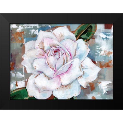 Rose Black Modern Wood Framed Art Print by Seay, Anne