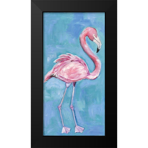 Pink Flaming II Black Modern Wood Framed Art Print by Seay, Anne