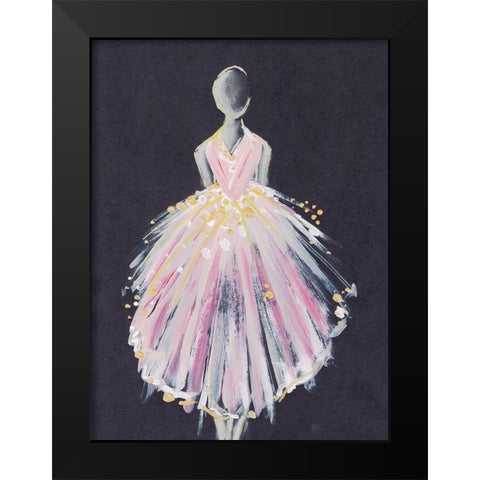 Runway Fashion III Black Modern Wood Framed Art Print by Seay, Anne