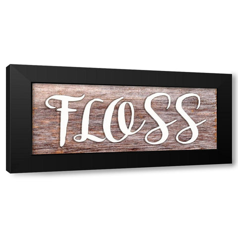 Floss Black Modern Wood Framed Art Print by Seay, Anne