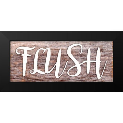 Flush Black Modern Wood Framed Art Print by Seay, Anne