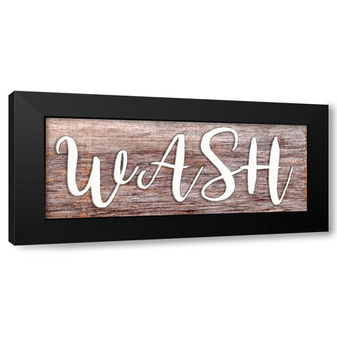 Wash Black Modern Wood Framed Art Print by Seay, Anne