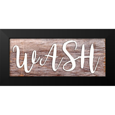Wash Black Modern Wood Framed Art Print by Seay, Anne