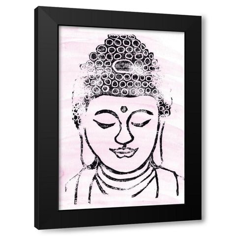 Buddha II Black Modern Wood Framed Art Print by Seay, Anne