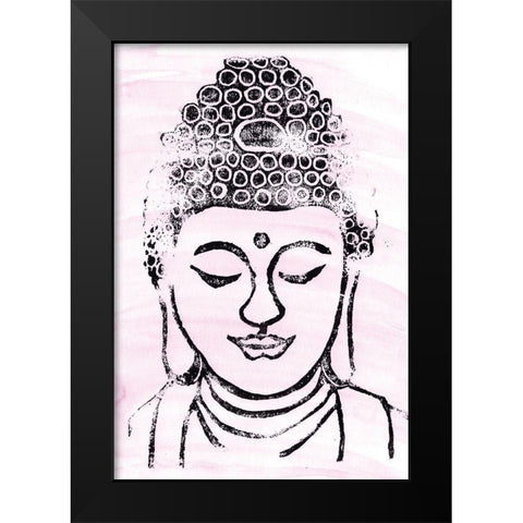 Buddha II Black Modern Wood Framed Art Print by Seay, Anne
