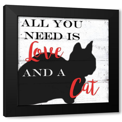 Pet IV Black Modern Wood Framed Art Print with Double Matting by Seay, Anne