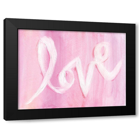 Valentine III Black Modern Wood Framed Art Print with Double Matting by Seay, Anne