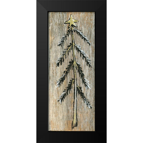 Christmas Tree II Black Modern Wood Framed Art Print by Seay, Anne