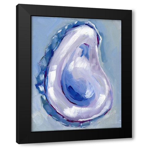 Oyster Black Modern Wood Framed Art Print by Seay, Anne