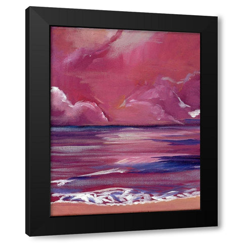 Brewing Storm Black Modern Wood Framed Art Print by Seay, Anne
