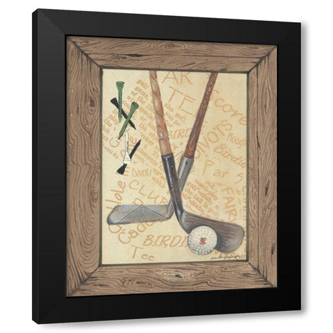 Iron Black Modern Wood Framed Art Print by Phillips, Anita