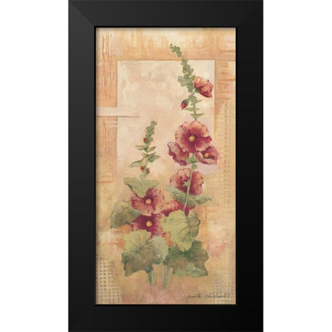 Floral II Black Modern Wood Framed Art Print by Phillips, Anita